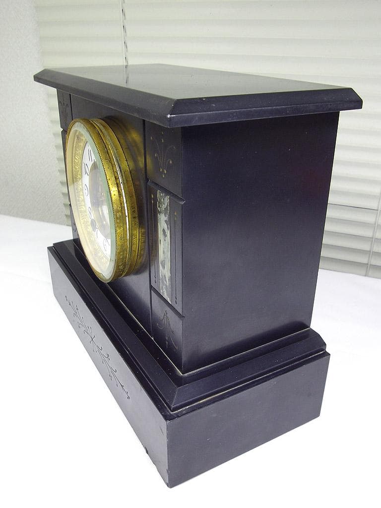 精工舎 ゼンマイ機械式 振り子 置時計 戦前 稼働品 ボンボン時計 アンソニア