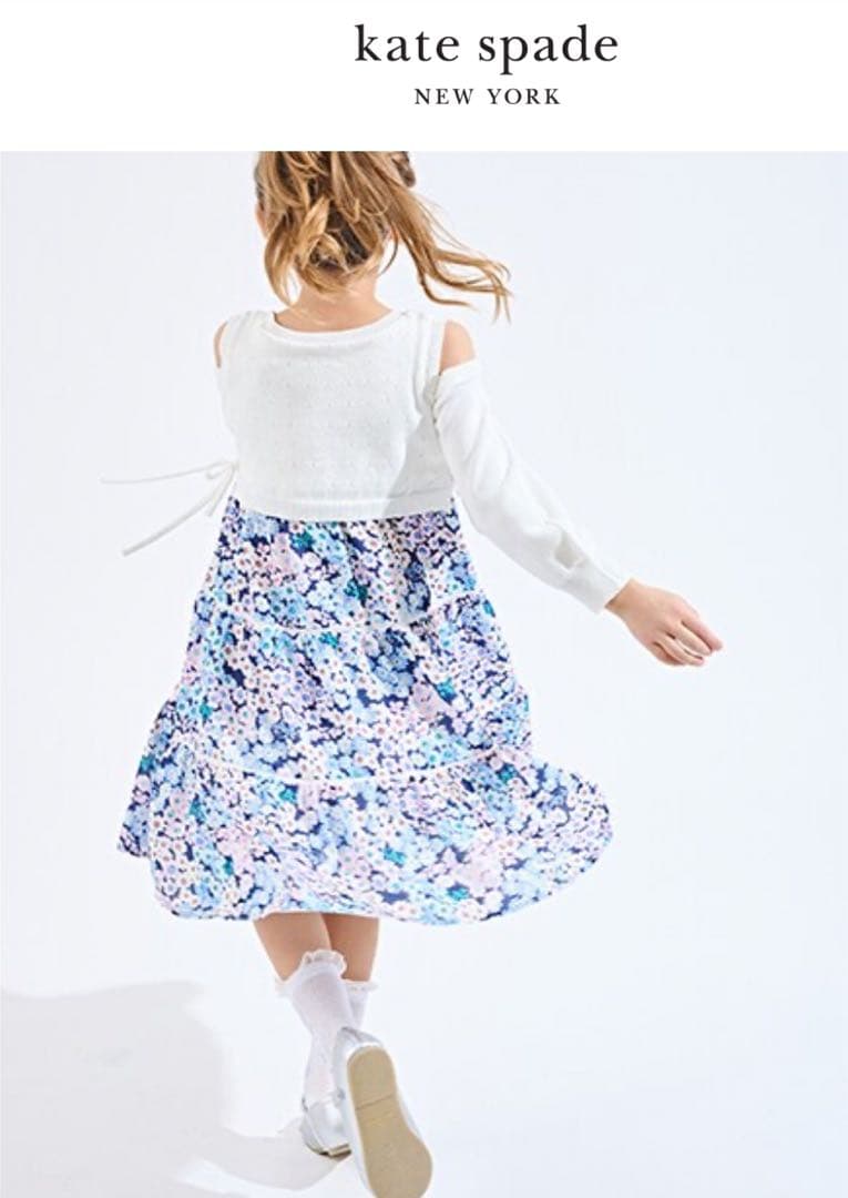 新品　ケイトスペードニューヨーク　140 スプリングタイムドッキングワンピース