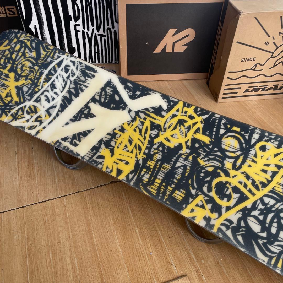 BURTON　バートン　スノーボードセット　MISSIONバインディング付