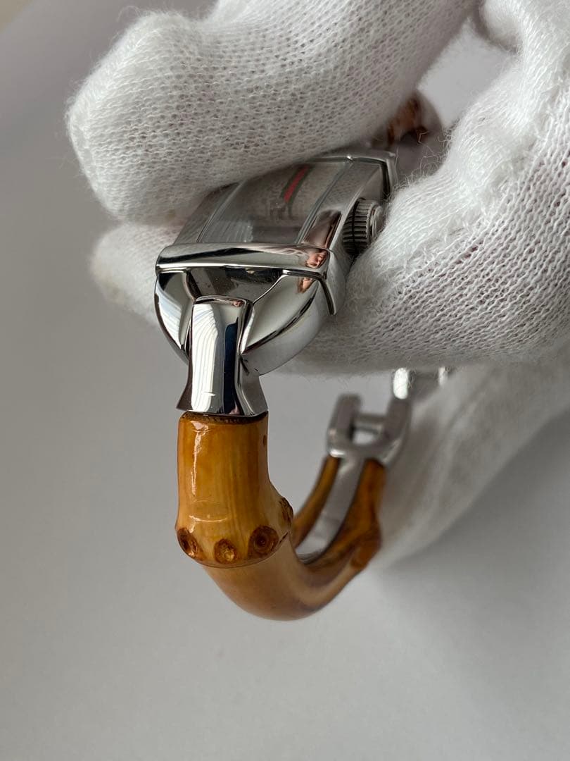 GUCCI グッチ 6800L バンブーバングル レディース 腕時計