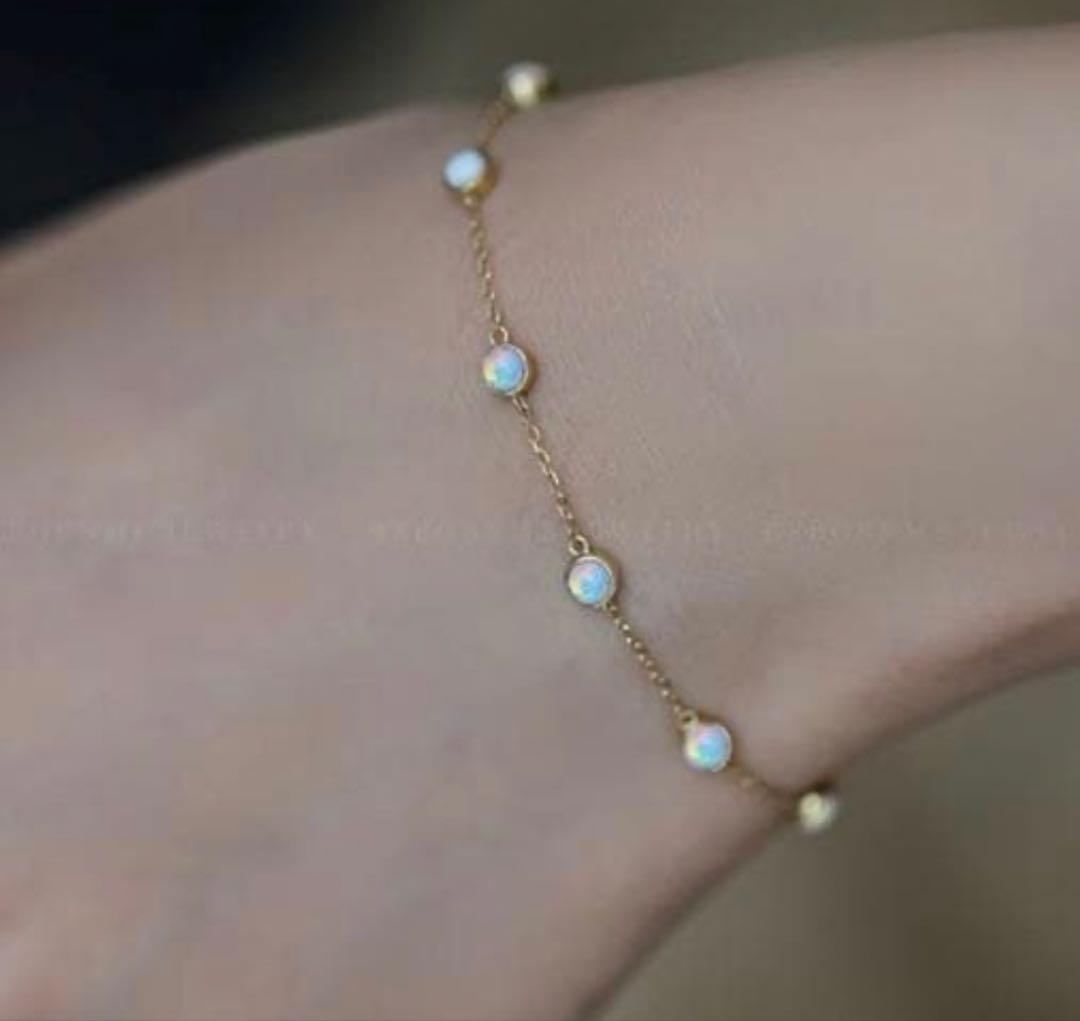agete オパールブレスレット