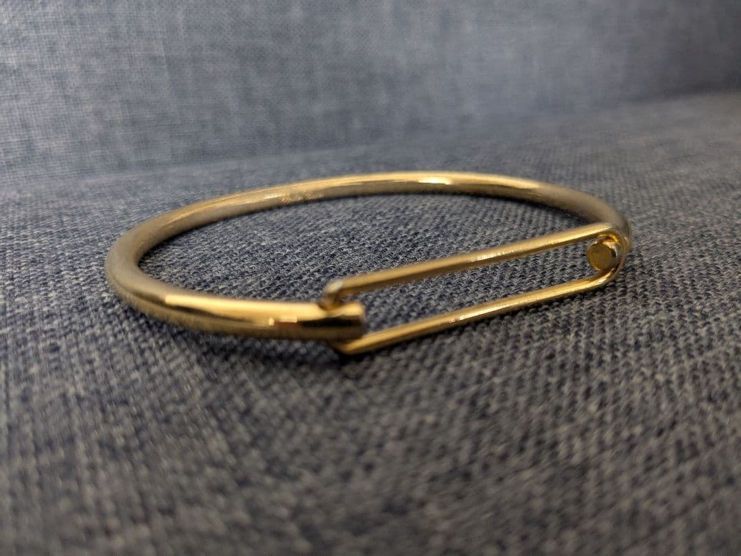 UNDERCOVER カラビナブレスレット　バングル ゴールド