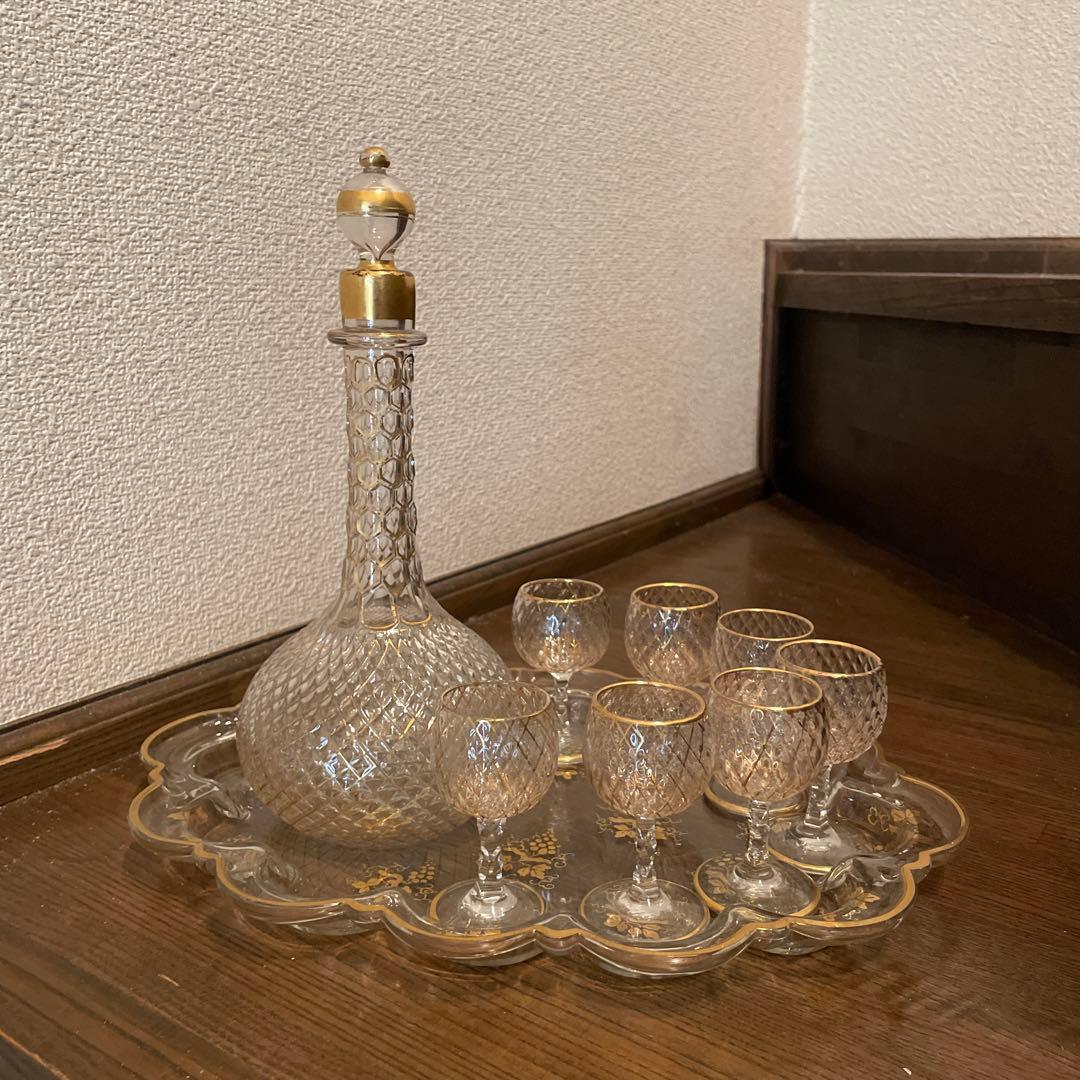 アンティークグラス　ワイングラス　オードブルグラス　ブーピーグラス