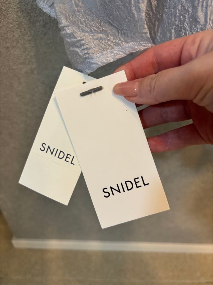 タグ付き未使用品　スナイデル　 ペプラムチュニックブラウス