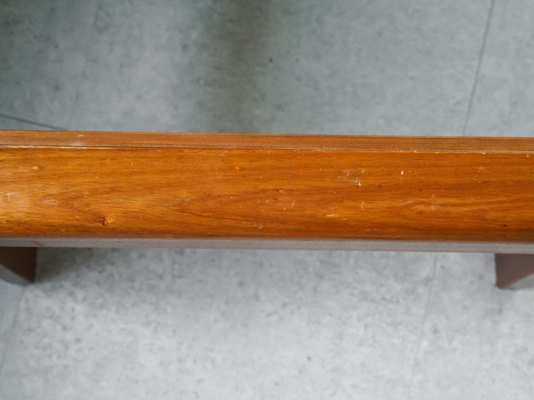 希少 \"TECHNA\"社 vintage ガラステーブル ミッドセンチュリー