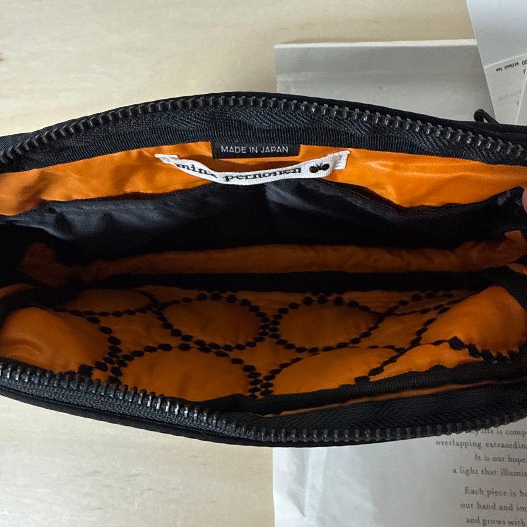 minä perhonen × PORTER コラボ POUCH navy