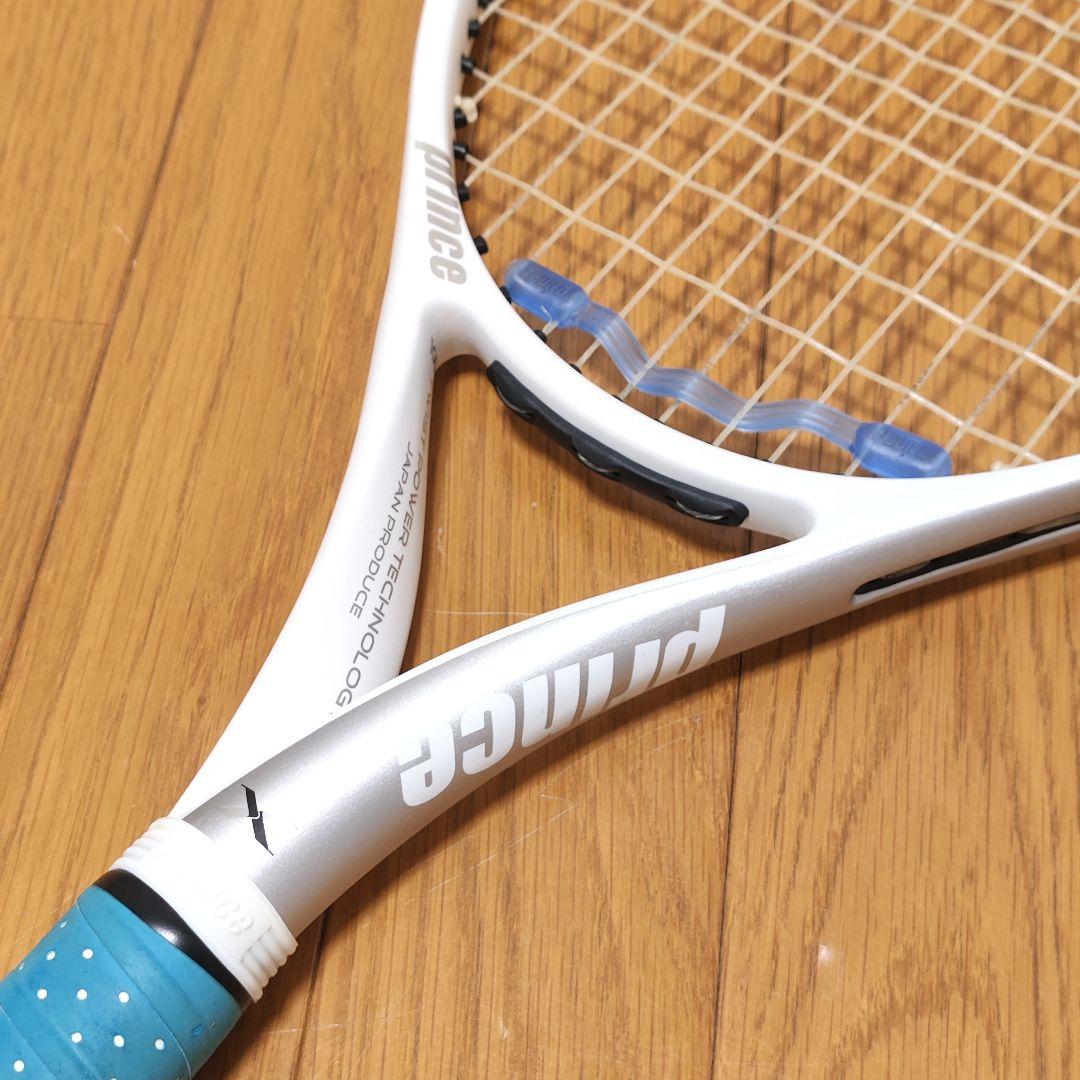 【美品】Prince X 105 ツイストパワー ラケット ホワイト