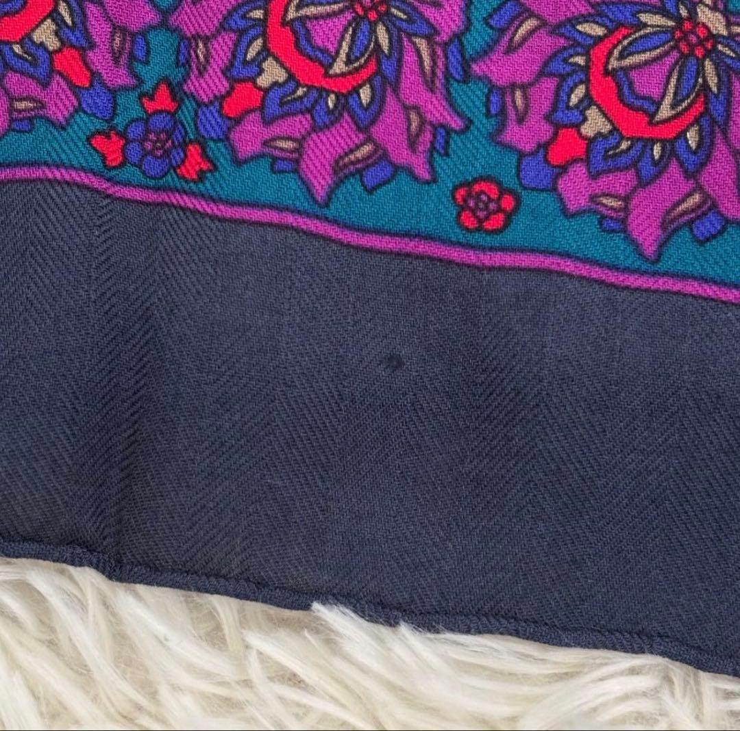 エルメス カレジェアン140 タブリーズ カシミヤ シルク スカーフ ストール