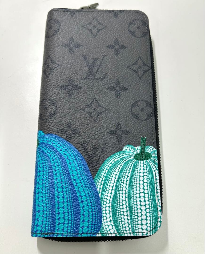 美品 ルイヴィトン モノグラム エクリプス 草間彌生コラボ 長財布 M81971