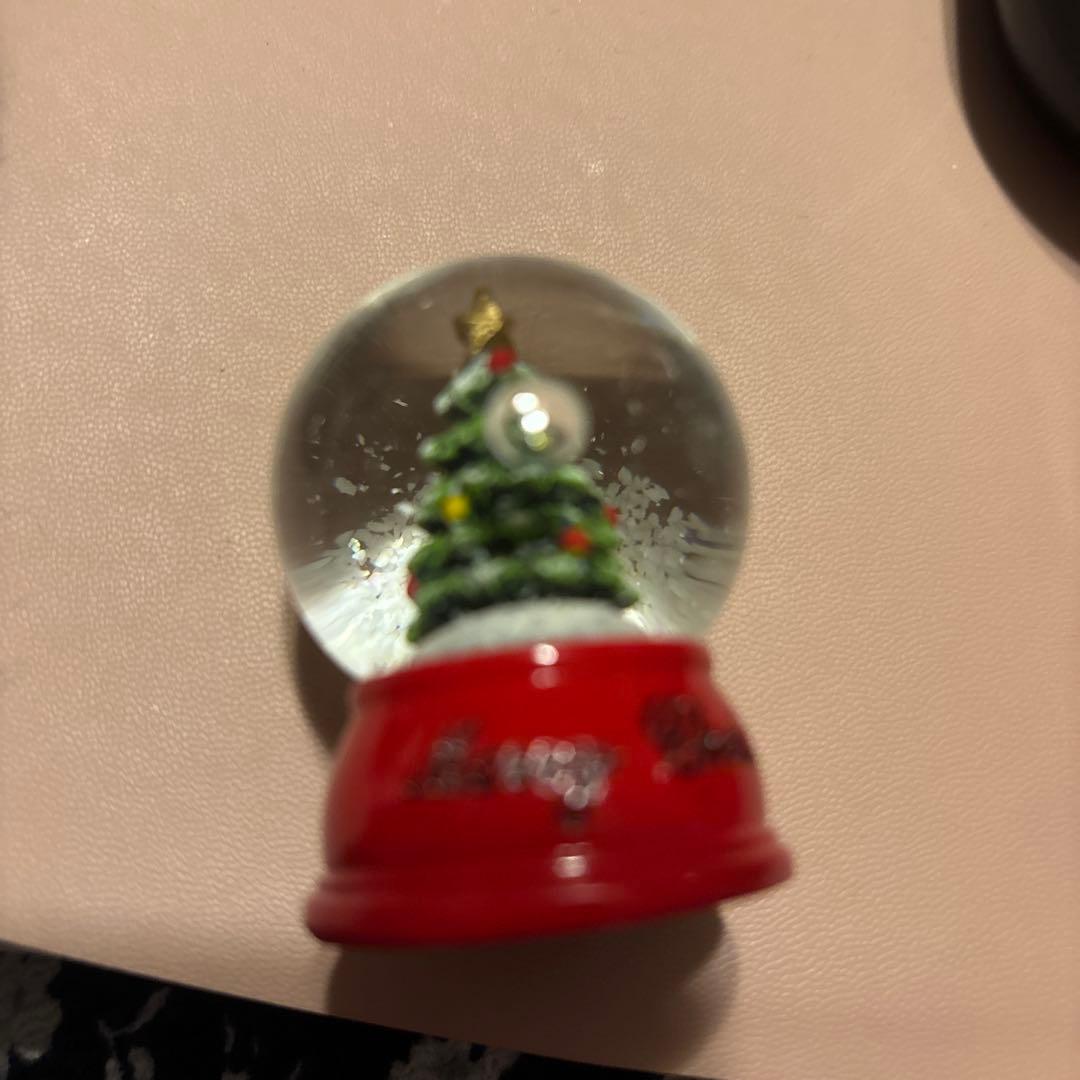 クリスマスツリー スノードーム