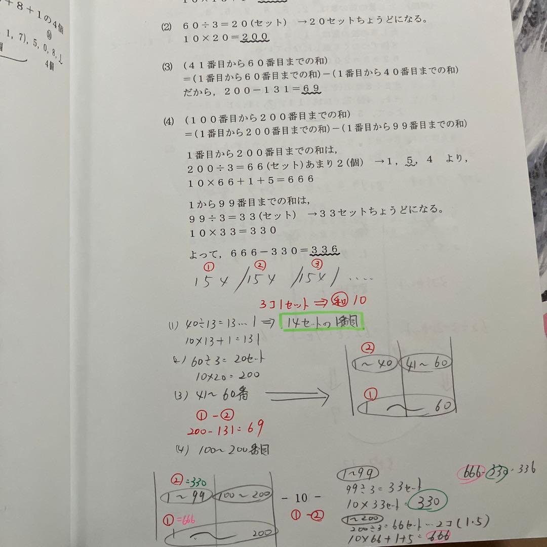 希学園　最高レベル演習 小4 算数