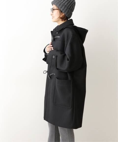 IENA イエナ　コクーンダッフルコート ブラック