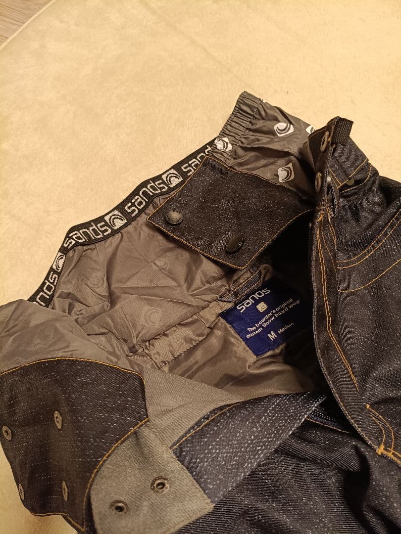 sands 赤 青 スノーボード ジャケット パンツ　ウェア 上下 セット　M