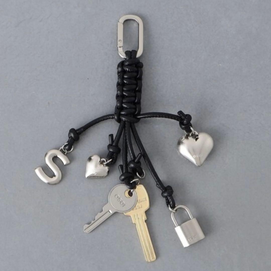 OSOI 別注 ロープキーリング BLACK