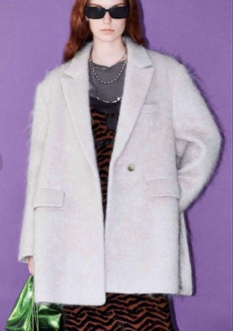 【MAISON SPECIAL】シャギーモヘアオーバージャケット