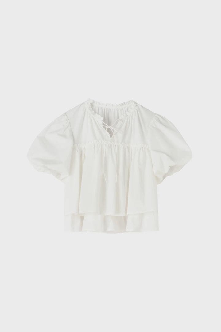 トップス Porto Puff Blouse thetoe
