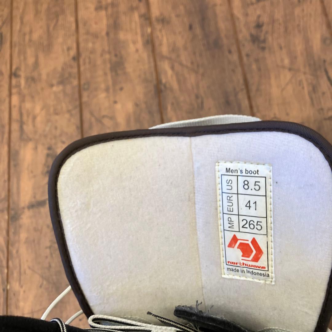 ノースウェーブ レジェンド スノーボードブーツ 男性用 白/茶色 スキー 雪