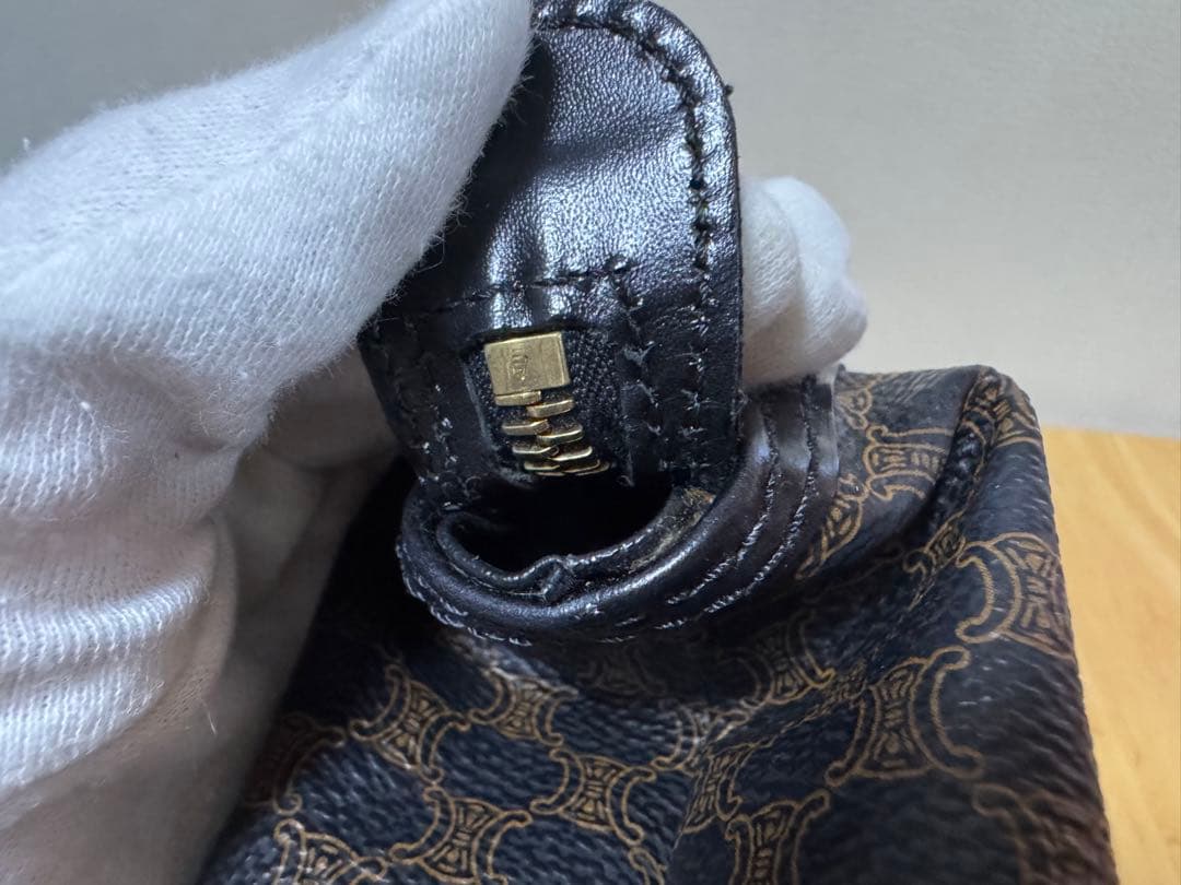 セリーヌ CELINE オールドセリーヌ ポーチ マカダム柄 小物入れ