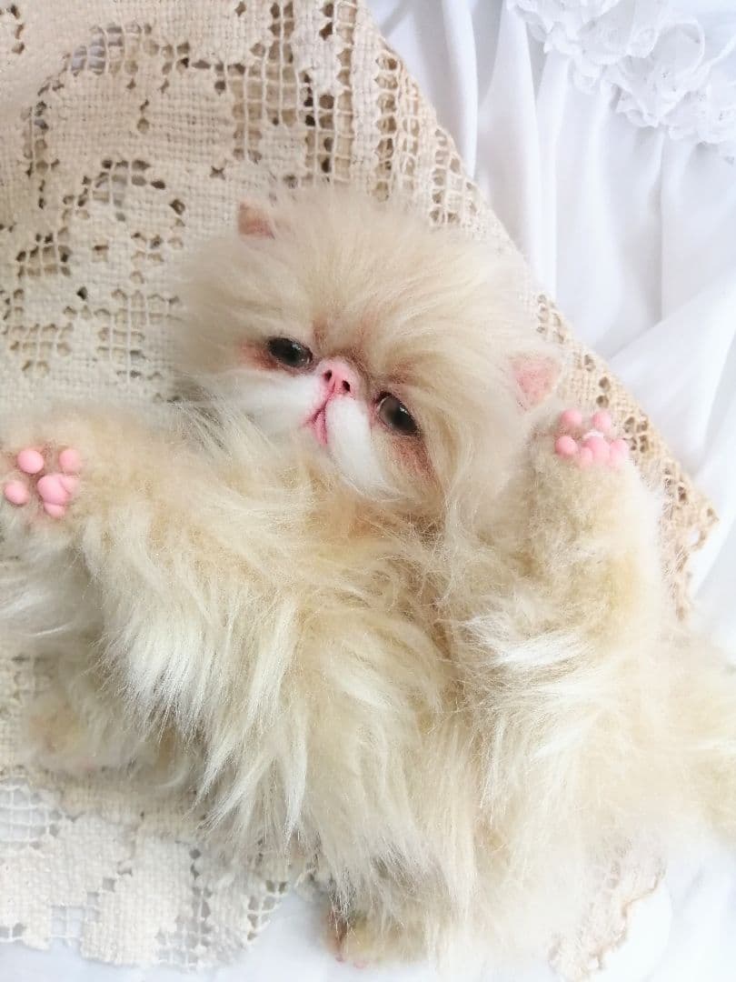 ふにゃっくた♡やわにゃわ♡エキゾチック子猫ちゃん♡アートドール♡ぬいぐるみ♡