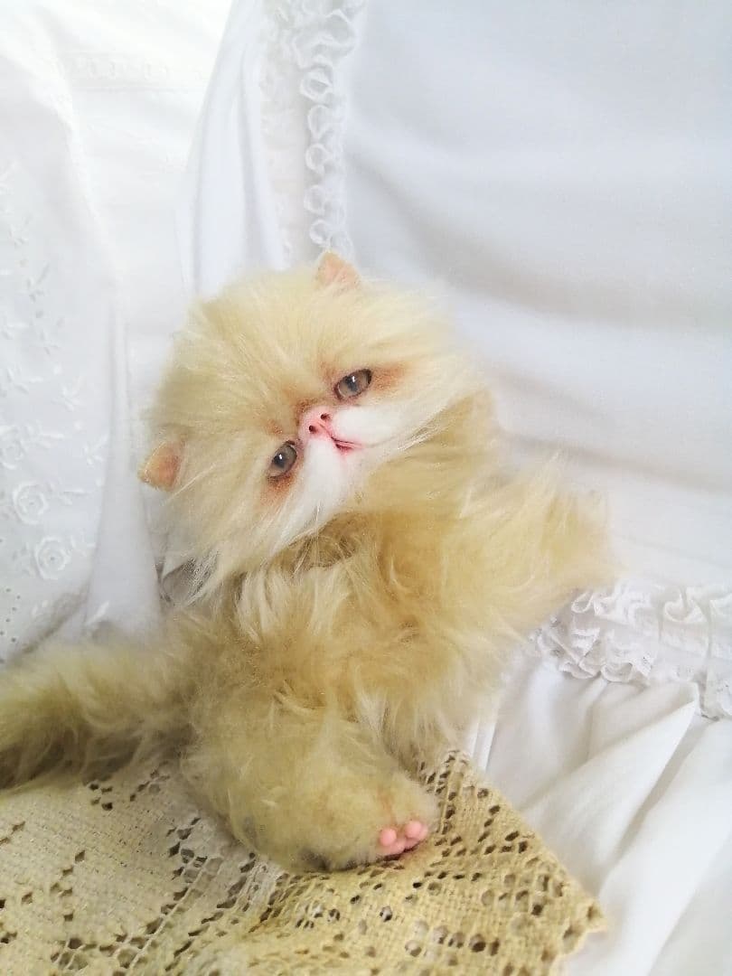 ふにゃっくた♡やわにゃわ♡エキゾチック子猫ちゃん♡アートドール♡ぬいぐるみ♡