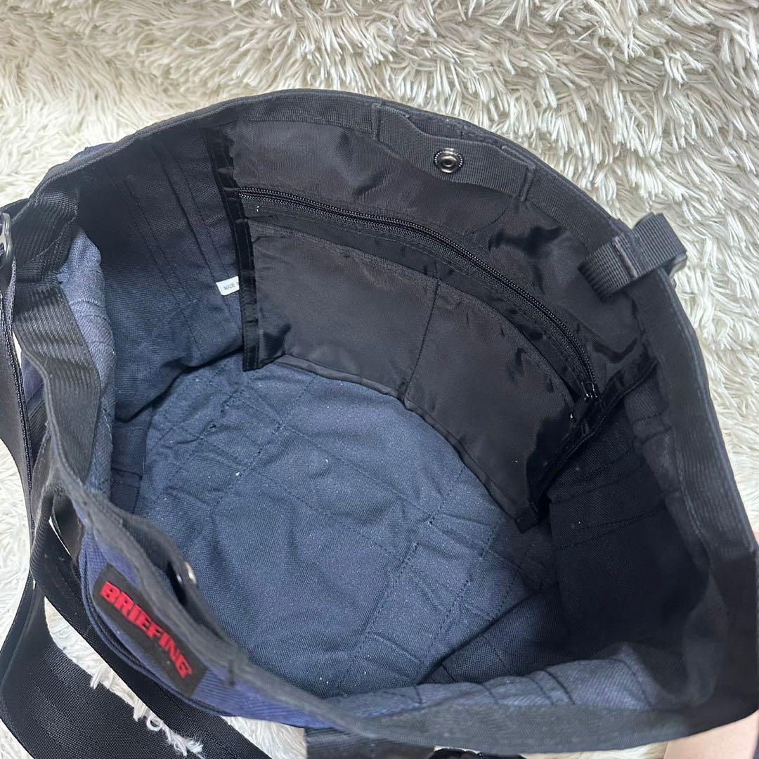ブリーフィング BRIEFING トートバッグ 2way ショルダーバッグ 紺色