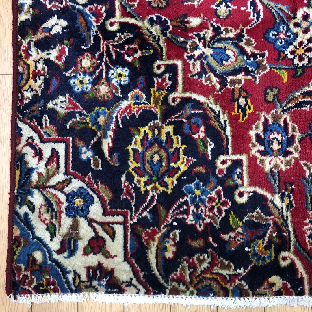 SALEペルシャ絨毯 ペルシャヴィンテージラグ 146x95 手織り オールド