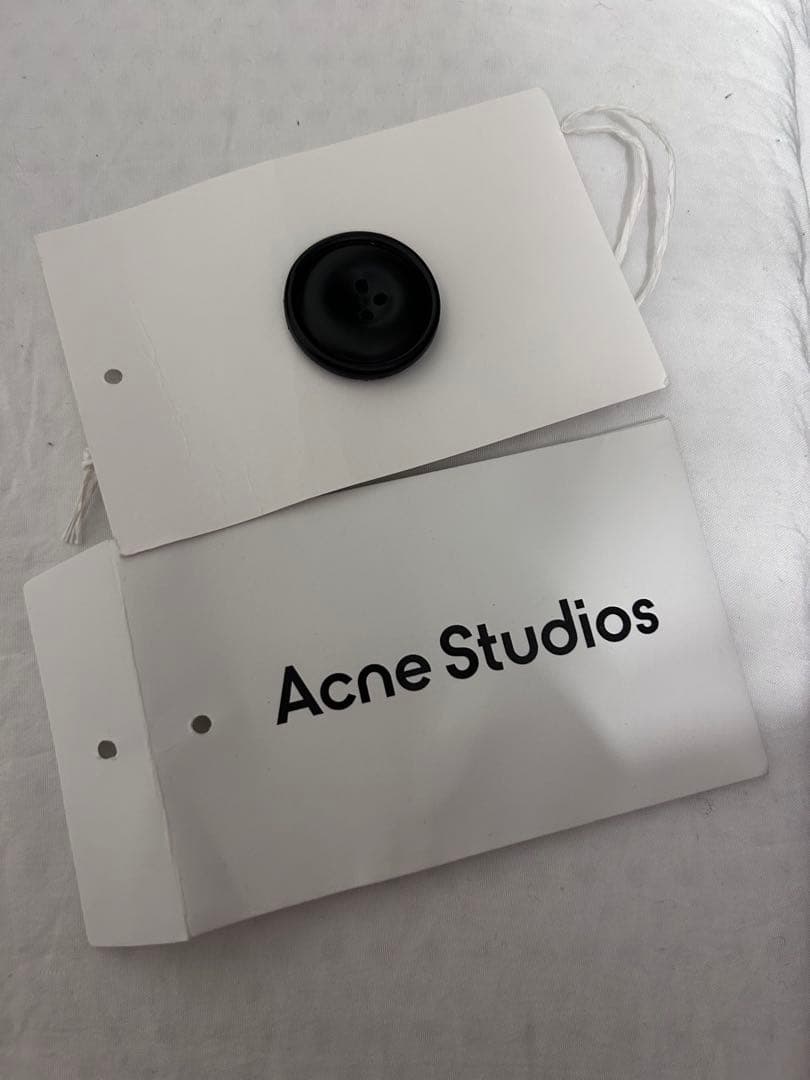 Acne Studios ブラック ダブルブレストコート　サイズ30