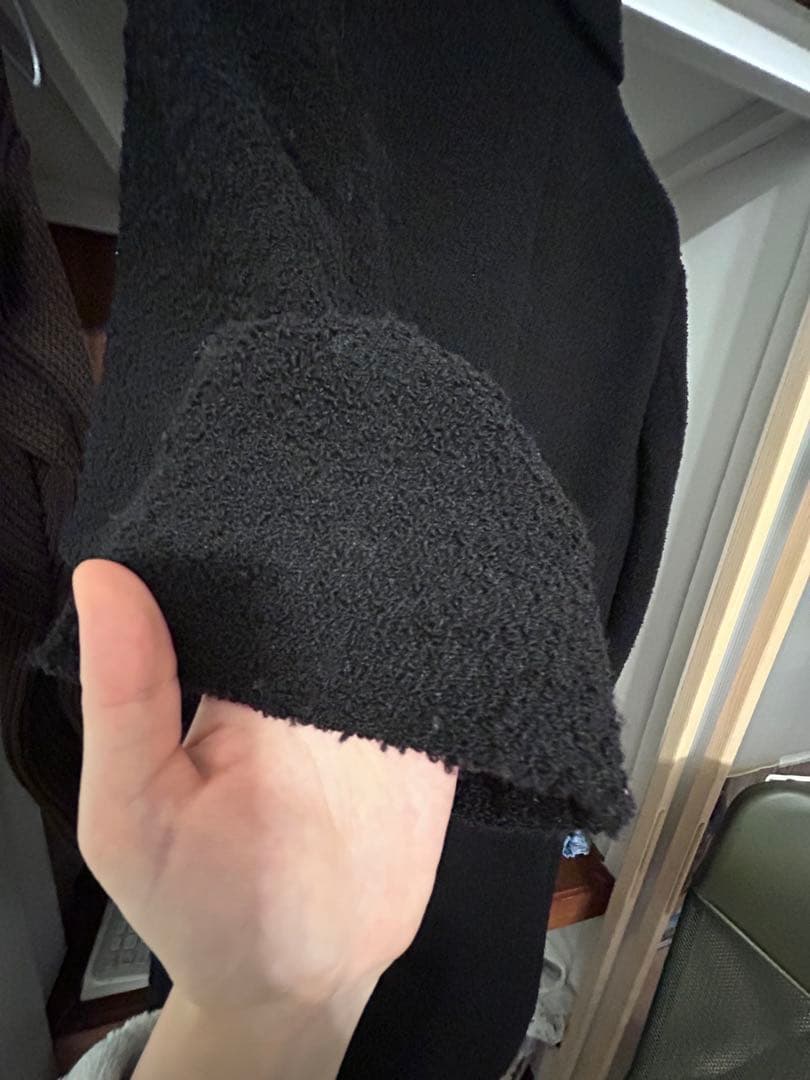 Acne Studios ブラック ダブルブレストコート　サイズ30