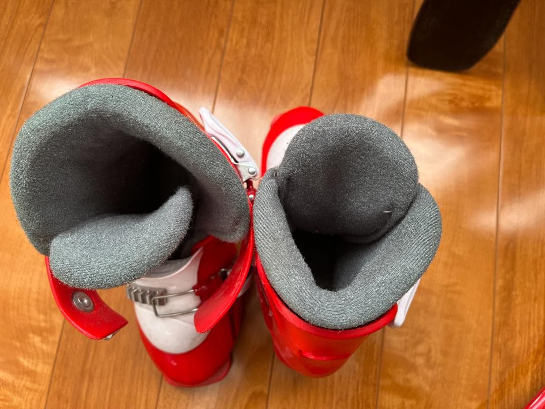 HEAD TEAM ジュニアスキー 107cm ブーツ・ストック付き　フルセット