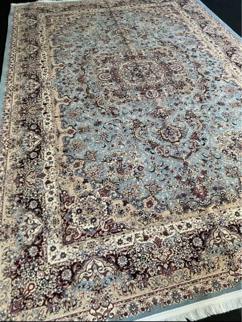 最高級希少作 ペルシャ絨毯 イラン クム産　シルク100% 169万ノット