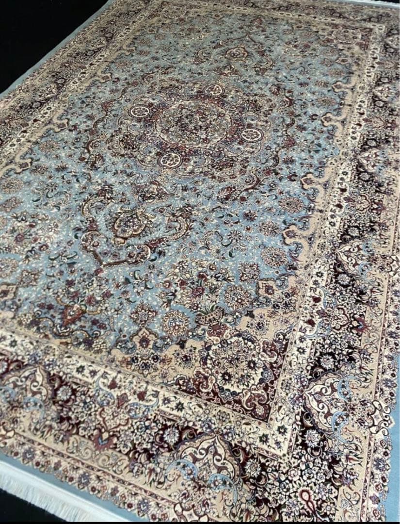 最高級希少作 ペルシャ絨毯 イラン クム産　シルク100% 169万ノット
