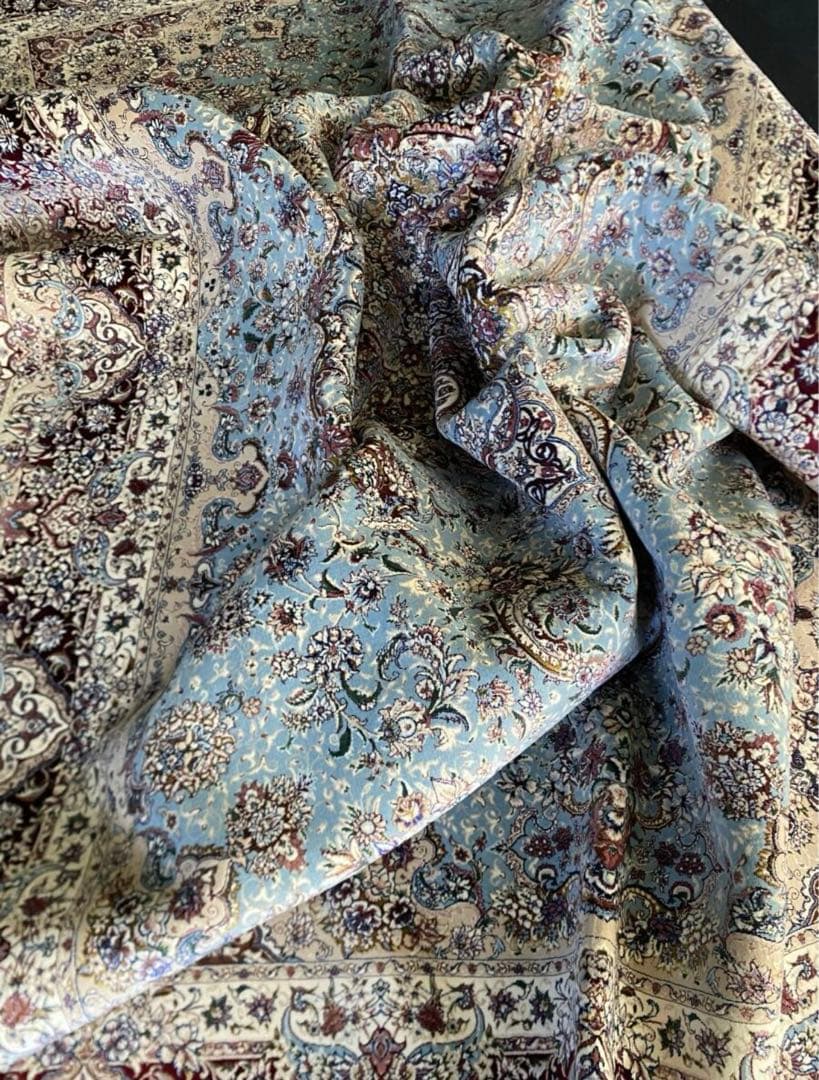 最高級希少作 ペルシャ絨毯 イラン クム産　シルク100% 169万ノット