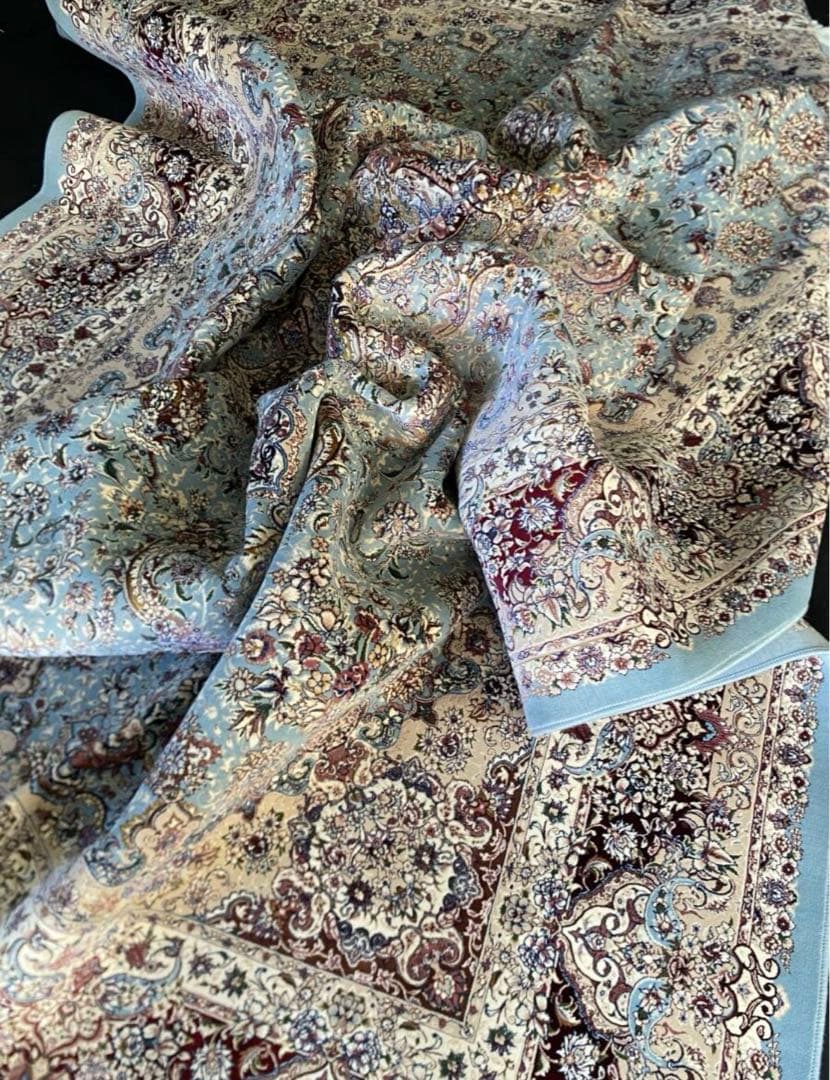 最高級希少作 ペルシャ絨毯 イラン クム産　シルク100% 169万ノット