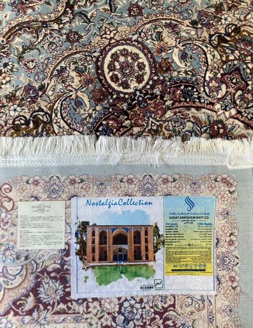 最高級希少作 ペルシャ絨毯 イラン クム産　シルク100% 169万ノット