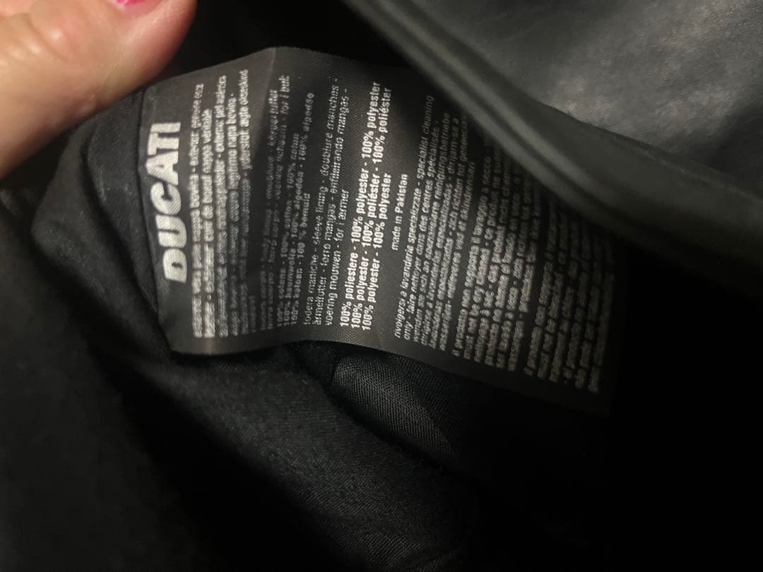 DUCATIライダースレザージャケット