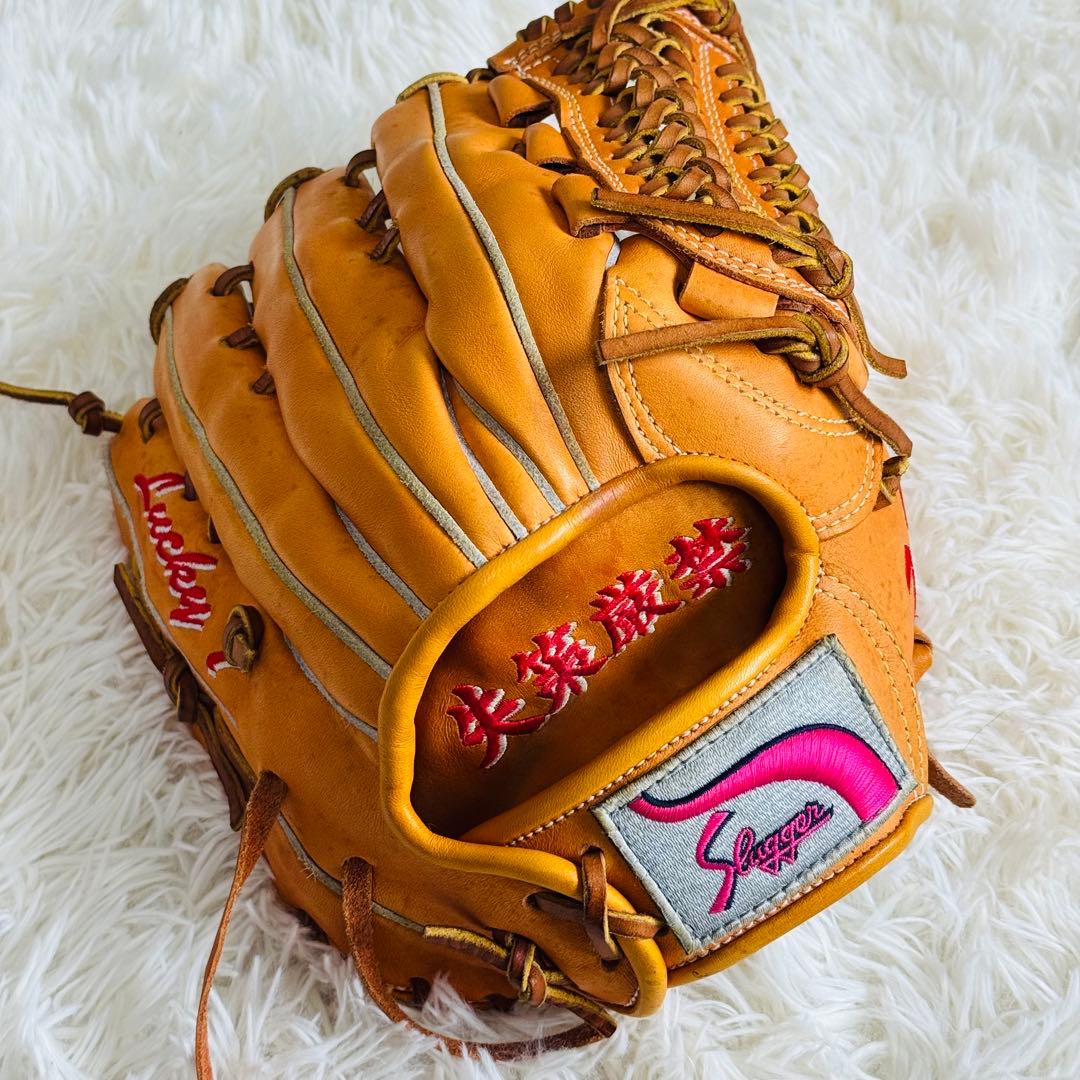 即戦力！高級スペシャルオーダー★ 久保田スラッガー硬式　内野　刺繍　グローブ