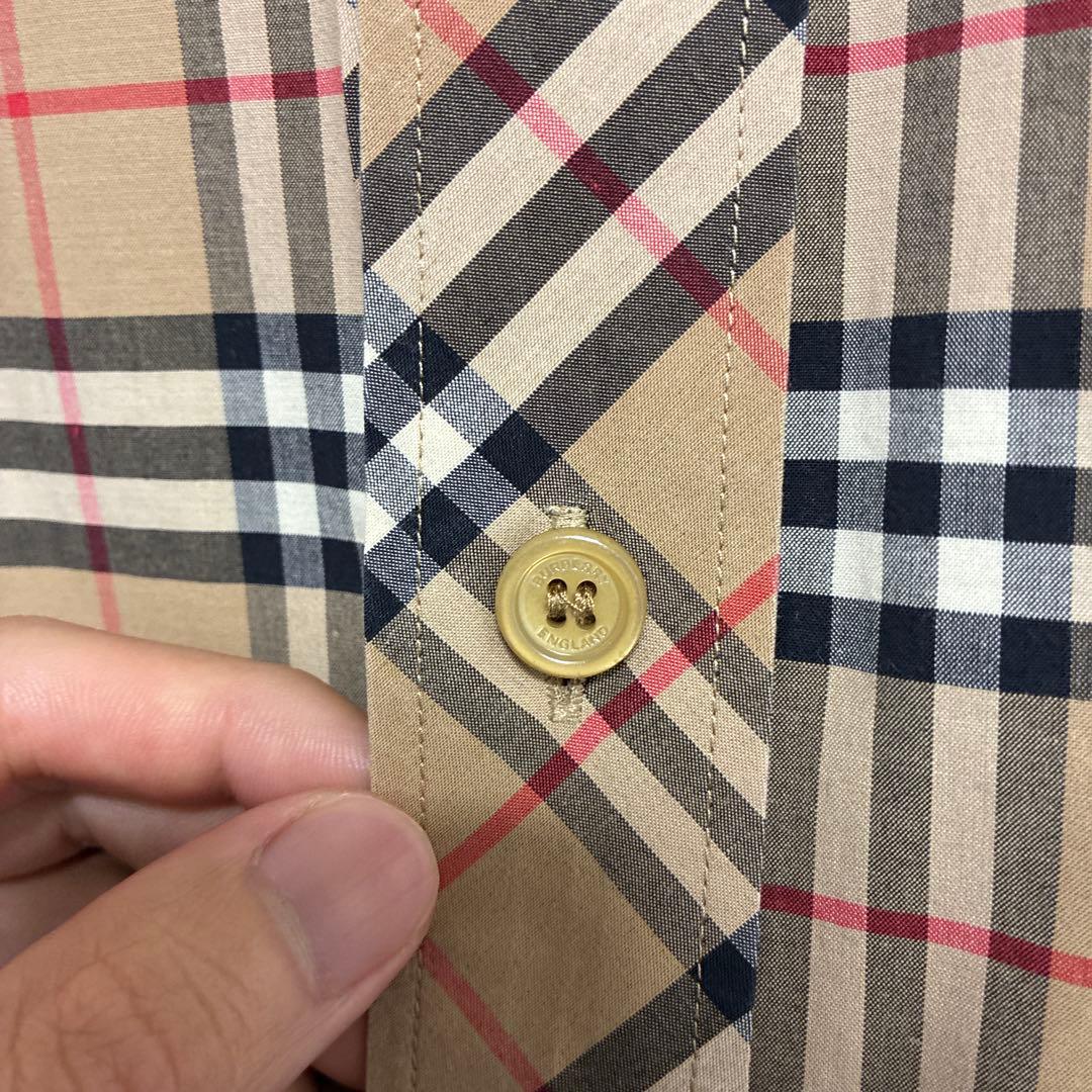 BURBERRYチェックシャツ　半袖