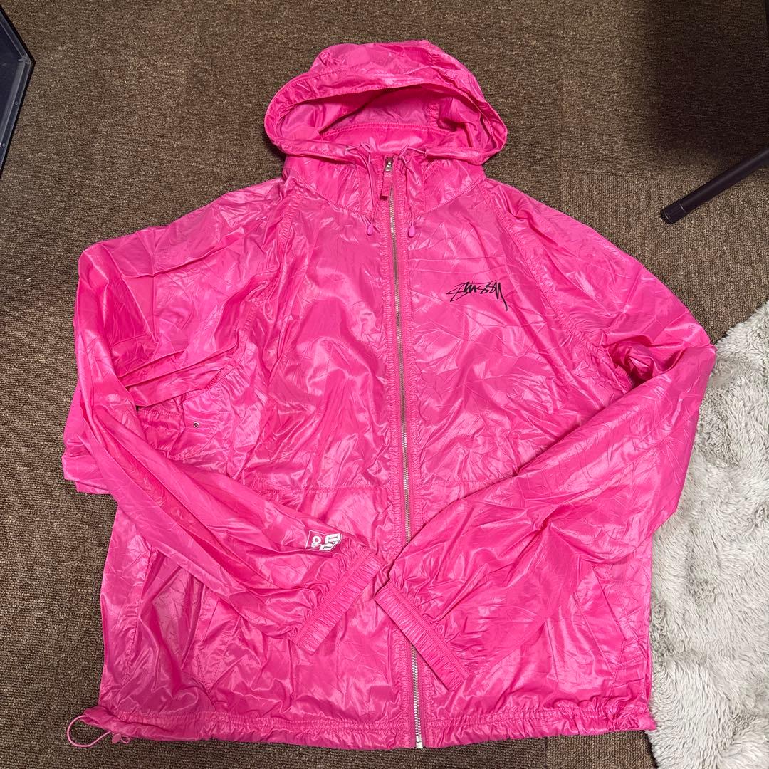 ウォーキング・ランニングウェア Stussy Beach Shell Wrinkled Nylon Pink