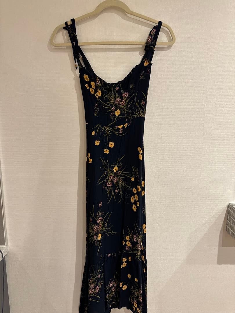 Reformation・Nikita Dress ネイビー花柄 Size 0