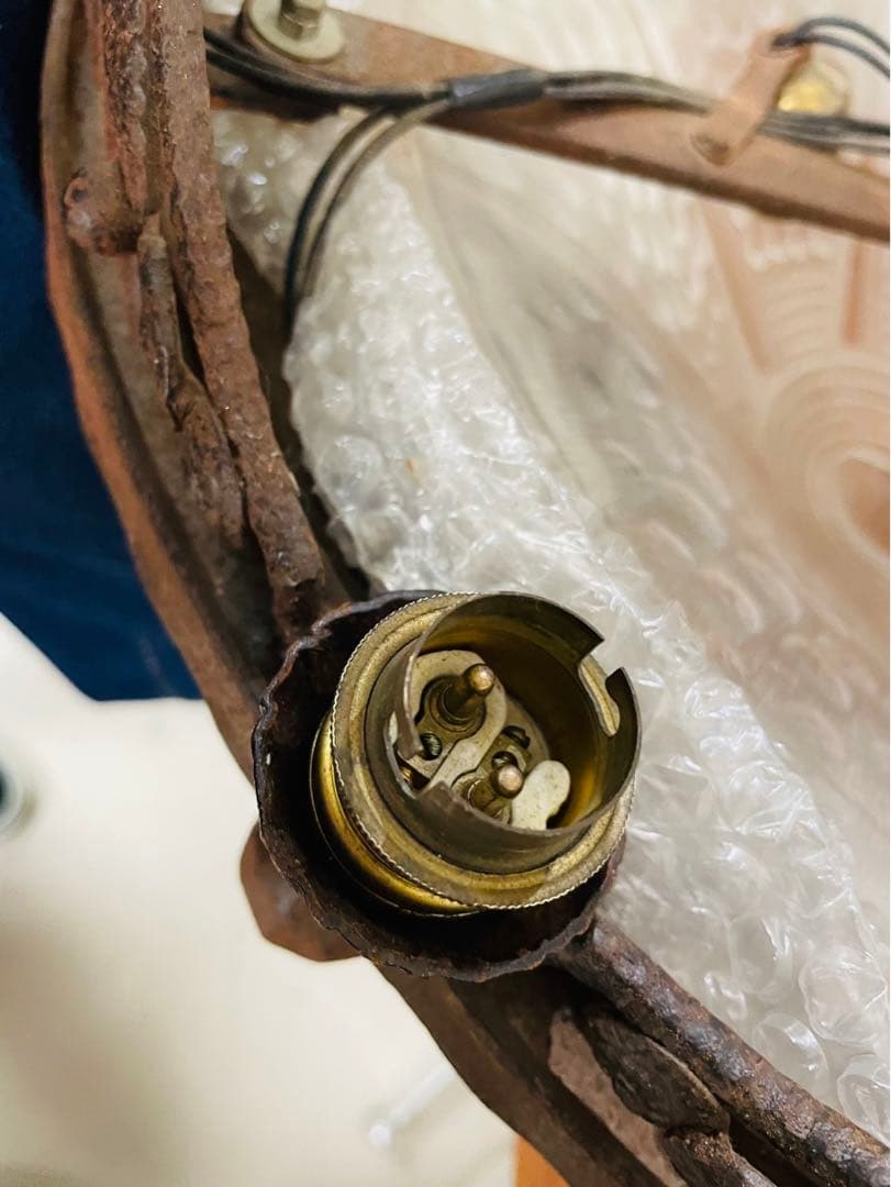 【関西の方限定！】　シャンデリア　照明　アンティーク　昭和レトロ