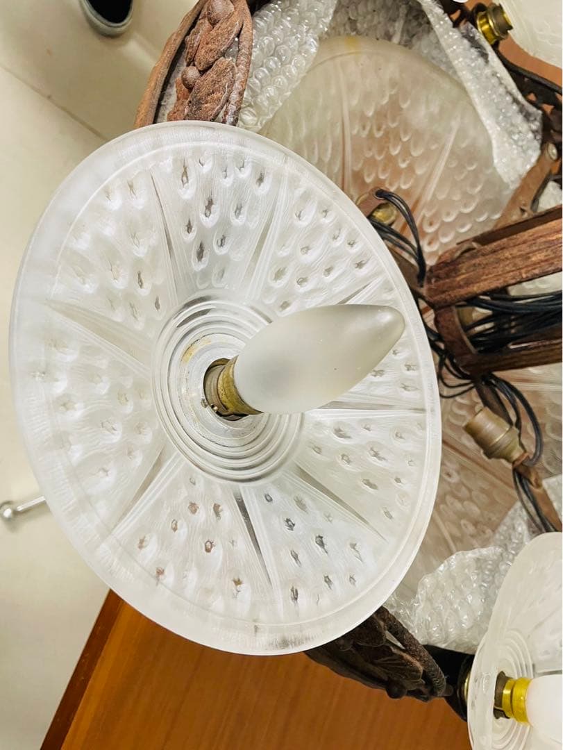 【関西の方限定！】　シャンデリア　照明　アンティーク　昭和レトロ