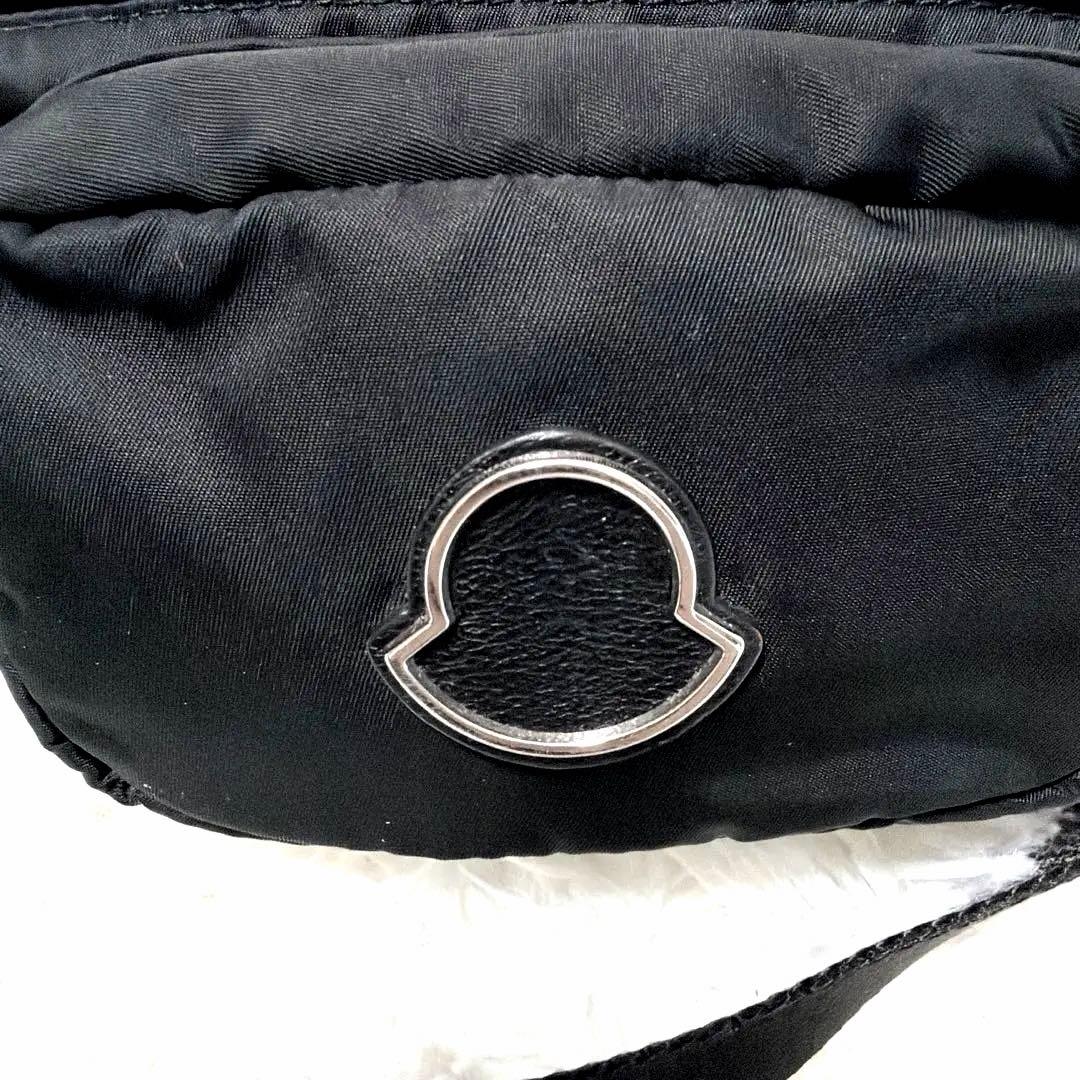 【美品】モンクレール FELICIE GM ボディバッグ ブラック 確実正規品