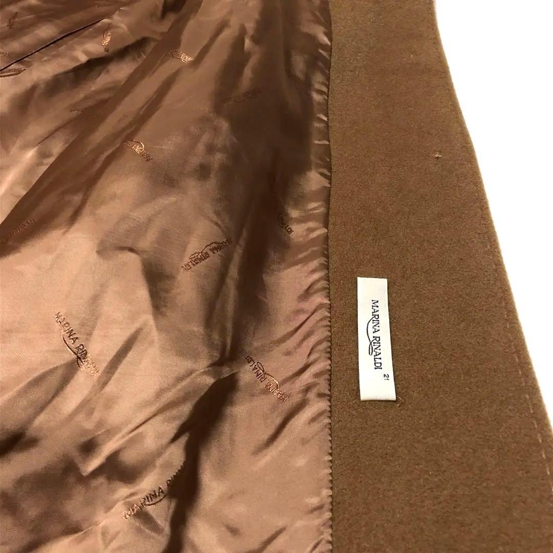 ゴン太　マリナリナルディ　チェスターコート　カシミヤ　キャメル