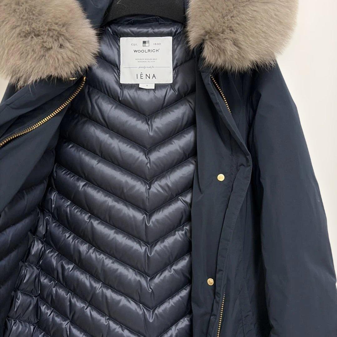 Woolrich IÉNA別注 ネイビー ウールリッチ　ダウンジャケット S