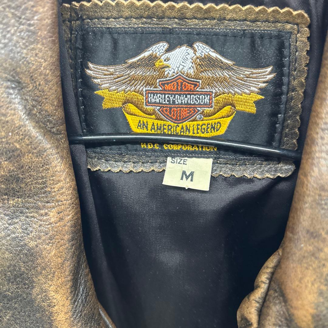 S*8様 ハーレーダビッドソン シングル ライダース レザージャケット 革ジャン