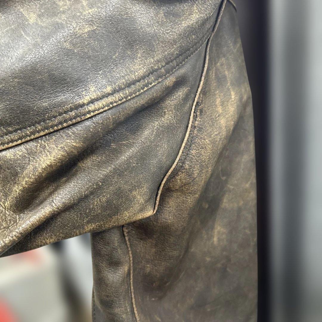 S*8様 ハーレーダビッドソン シングル ライダース レザージャケット 革ジャン