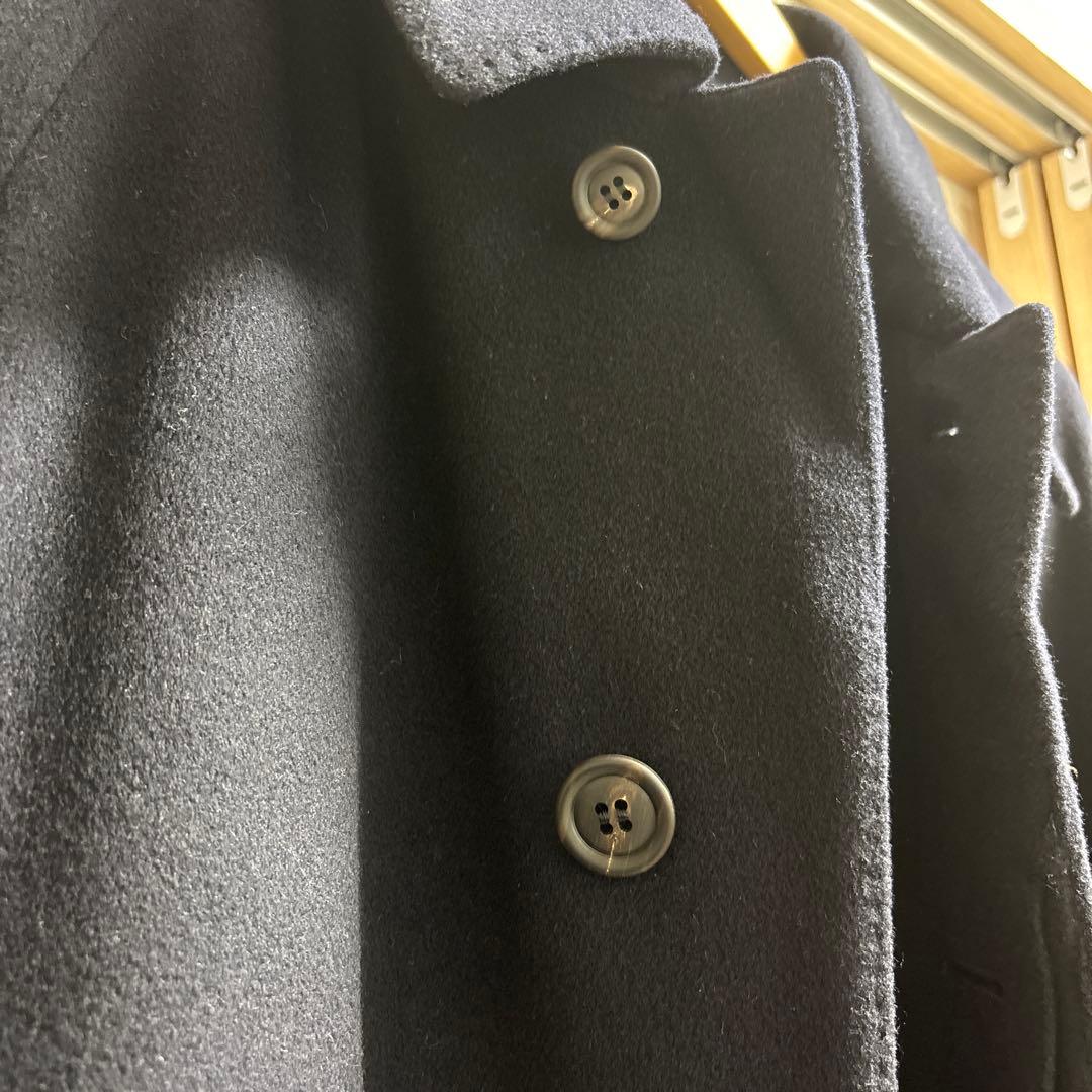 カシミヤ100% YVES SAINT LAURENT ステンカラーコートM相当