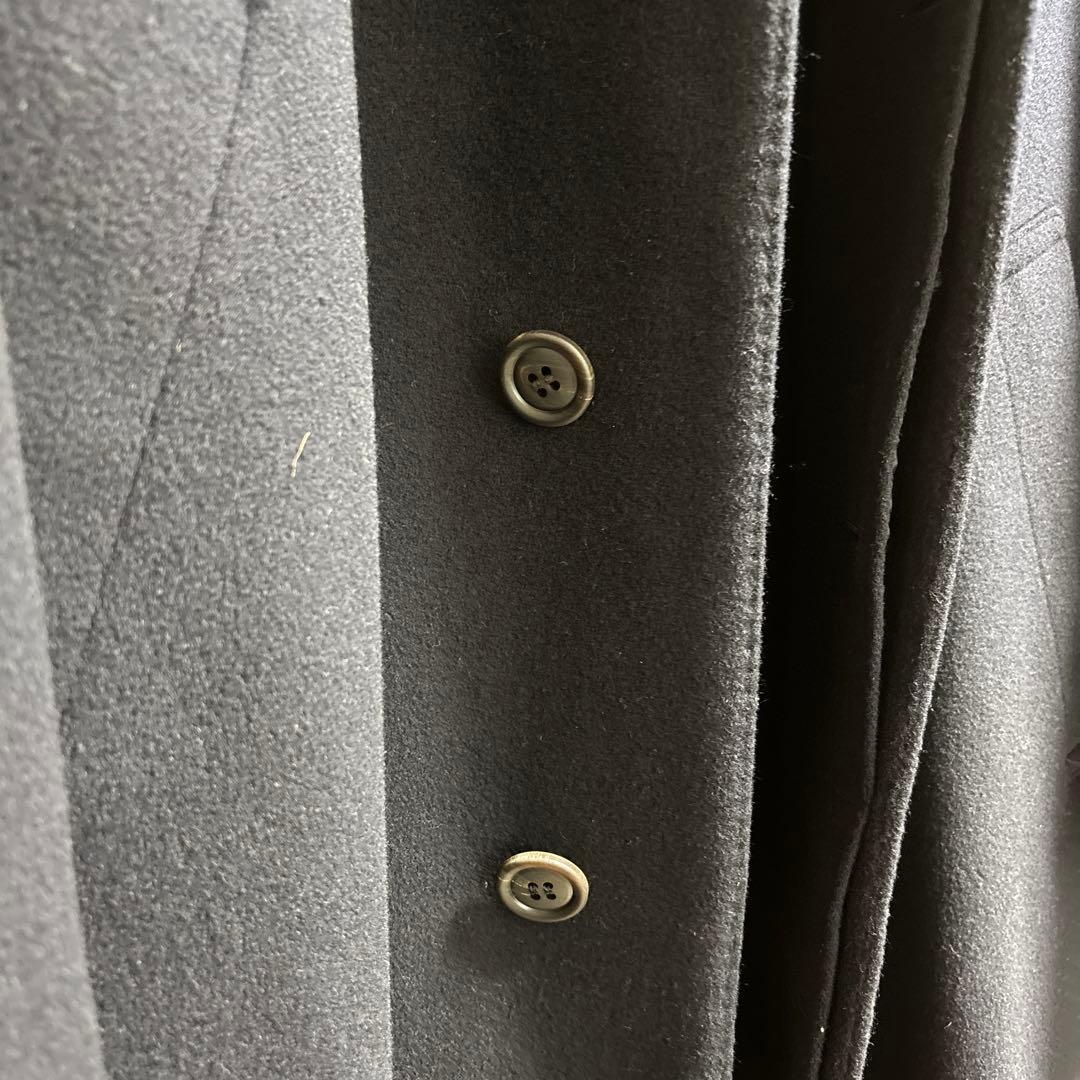 カシミヤ100% YVES SAINT LAURENT ステンカラーコートM相当
