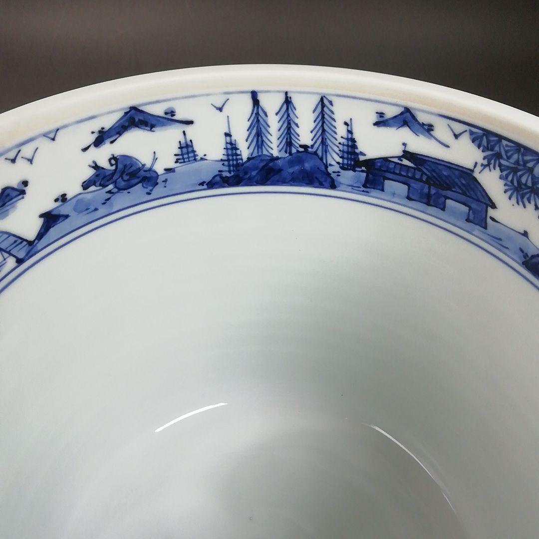 Ｗ７２　水指　『祥瑞写　青華』『平安　高野昭阿弥 造』　共箱　茶道具