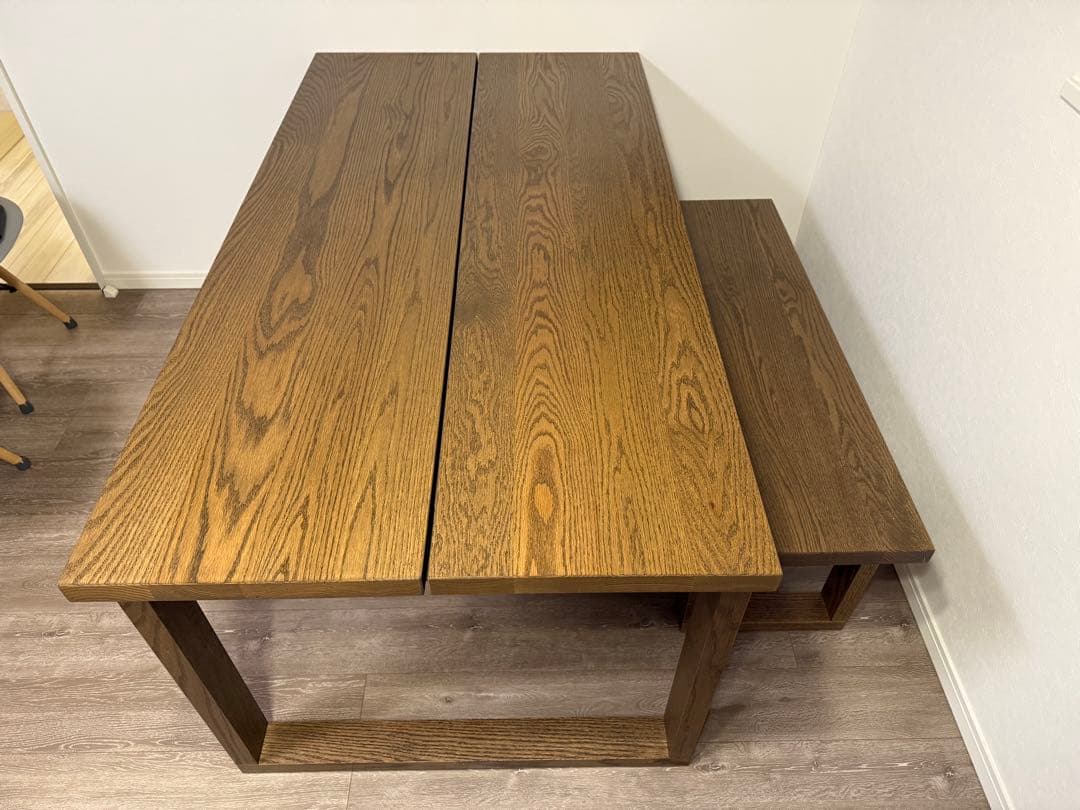 IKEA ダイニングテーブル+ベンチ　モールビロンガ